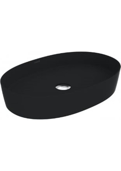 LP160 Loop Oval Çanak Lavabo 40 x 60 cm Mat Siyah