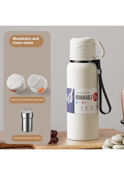 Büyük Kapasiteli Çift Kapaklı Yalıtımlı Dak 316 Paslanmaz Çelik Çay Suyu Ayırma Taşınabilir Araba Açık Çay Dakları (Yurt Dışından)