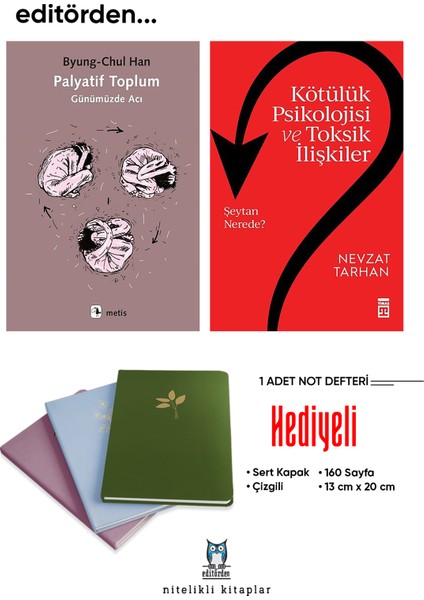 Palyatif Toplum Günümüzde Acı/byung Chul Han - Kötülük Psikolojisi ve Toksik Ilişkiler
