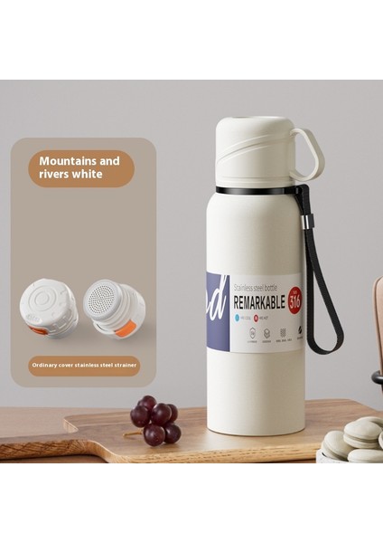 Büyük Kapasiteli Çift Kapaklı Yalıtımlı Dak 316 Paslanmaz Çelik Çay Suyu Ayırma Taşınabilir Araba Açık Çay Dakları (Yurt Dışından)