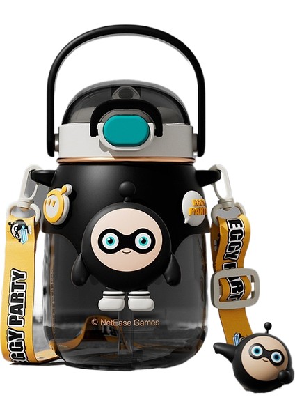 Eggs Party Çocuk Kupa Yüksek Sıcaklığa Dalı Pipetli Yalıtımlı Kupa (Yurt Dışından)