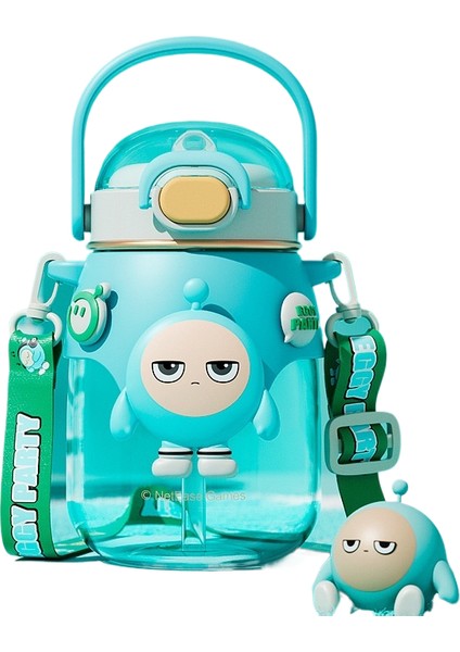 Eggs Party Çocuk Kupa Yüksek Sıcaklığa Dalı Pipetli Yalıtımlı Kupa (Yurt Dışından)