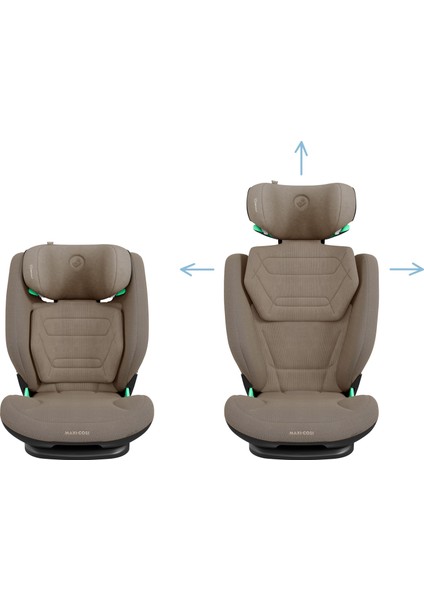 Rodifix Pro I-Size Isofix'li 15-36 kg Çocuk Oto Koltuğu Authentic Truffle