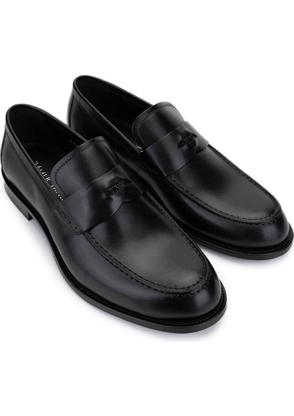 Erkek Hakiki Deri Siyah Analin Makosen Ayakkabı 183 11611 Erk Ayk Y23 Sıyah Anl fiyatları
