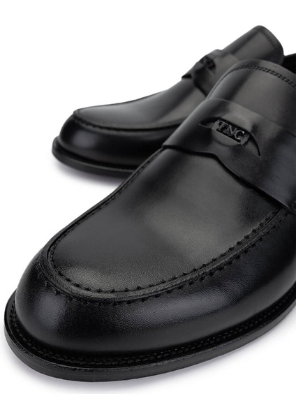 Erkek Hakiki Deri Siyah Analin Makosen Ayakkabı 183 11611 Erk Ayk Y23 Sıyah Anl modelleri