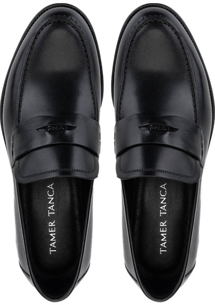 Erkek Hakiki Deri Siyah Analin Makosen Ayakkabı 183 11611 Erk Ayk Y23 Sıyah Anl indirimleri