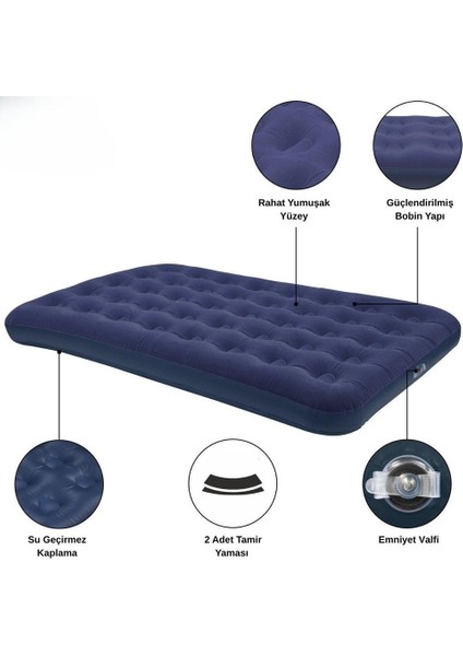 Tritech Luftbett Double Çift Kişilik Şişme Yatak modelleri