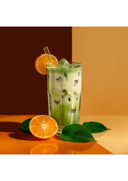 Orange Matcha - Portakal Aromalı Matcha, 100 gr