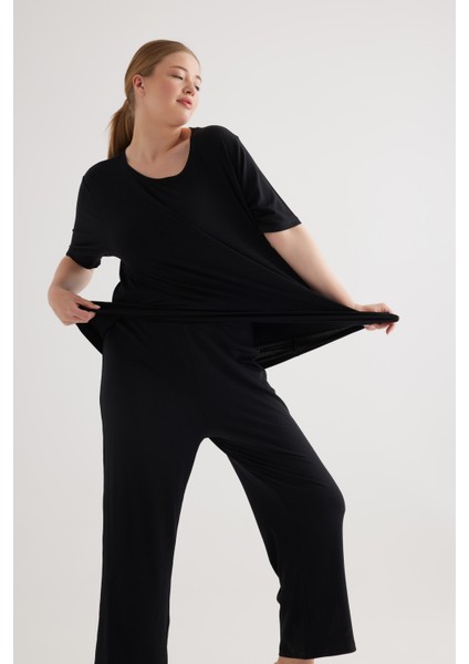 Kadın Plus Size Modal Kaşkorse Tshirt fiyatları