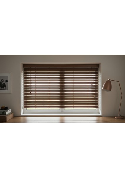 Kahverengi Truwood Serisi (TRU270) Ahşap Görünümlü Jaluzi Perde 50 mm fiyatları