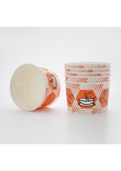 Kapaklı Karton Çorba Kasesi 16 Oz