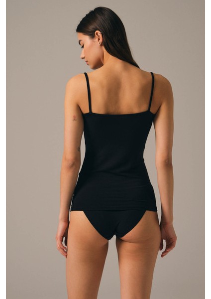 Basic Modal Ince Askılı Dantelli Atlet modelleri