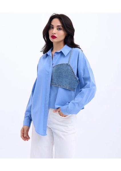 5419 Gömlek-Koyu Mavi