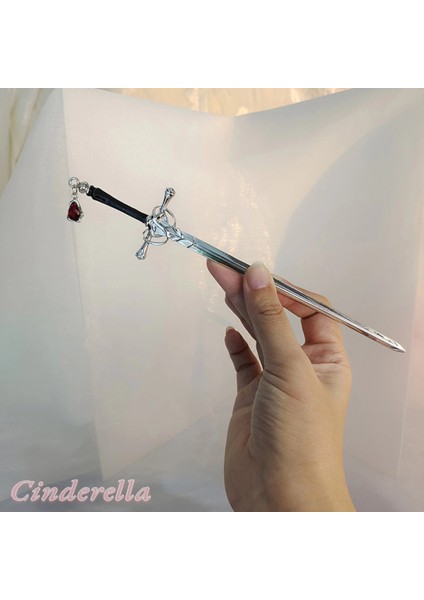 Yapay Elmaslı Kılıç Tasarım Metal Topuz Saç Tokası 20CM - Yeni Trend Boho Gotik Tarz Çubuk Toka fırsatları