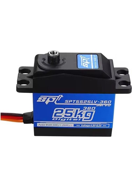 SPT5525LV-360 25KG Metal Dişli 360 Derece Dijital Servo Motor fırsatları