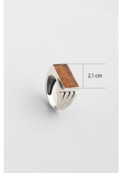 Akik Taşlı Gümüş Erkek Yüzük modelleri