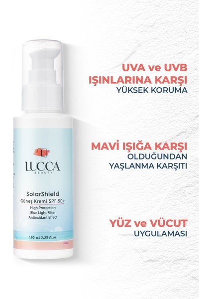 Solarshield Güneş Kremi 100 ml - 50 SPF Yüksek Koruma, Cosmos Sertifikalı Ve Su Bazlı Krem fiyatları