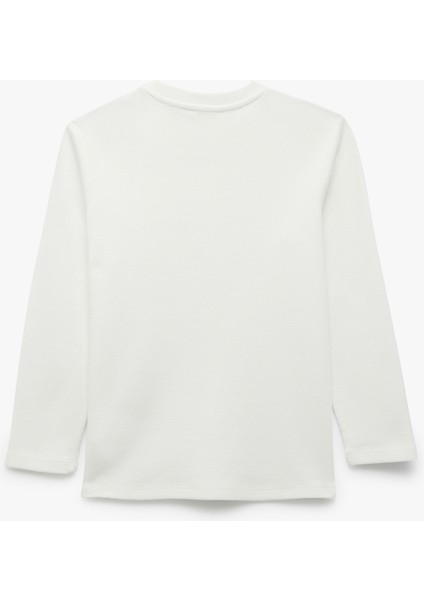 Bisiklet Yaka Pamuklu Basic Uzun Kollu Basic Tişört fırsatları