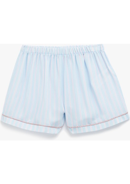 Rahat Kalıp Viskon Kumaş Pijama Şort