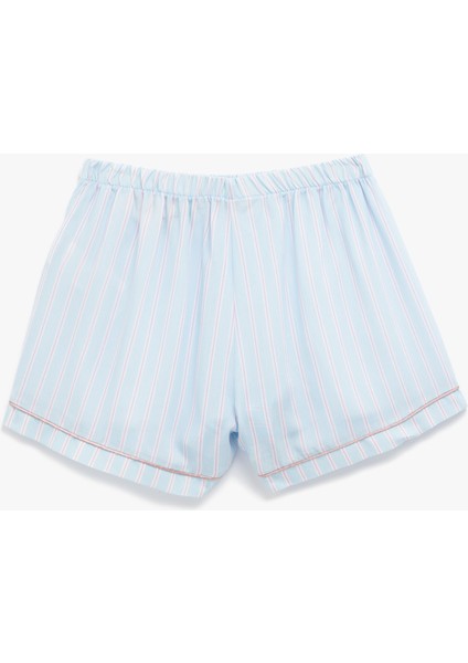 Rahat Kalıp Viskon Kumaş Pijama Şort