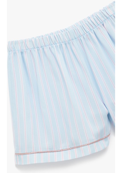 Rahat Kalıp Viskon Kumaş Pijama Şort
