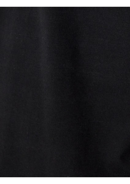 Regular Fit Pamuklu Baskılı Kısa Kollu Bisiklet Yaka Tişört