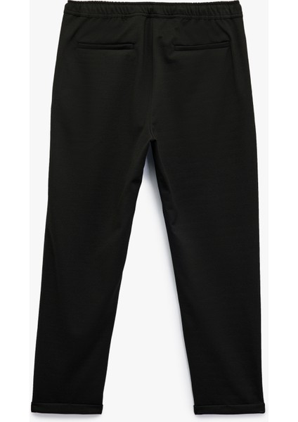 Straight Fit Pike Kumaş Cep Detaylı Beli Bağcıklı Pantolon fiyatları