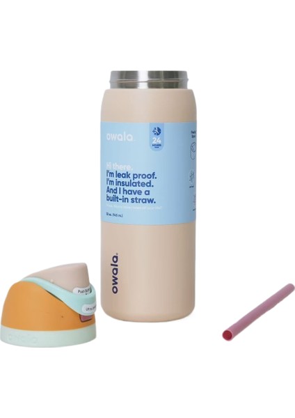 304 Paslanmaz Çelik Çift Katmanlı Yalıtım Kabı Açık Hava Spor Su Şişesi (Yurt Dışından)