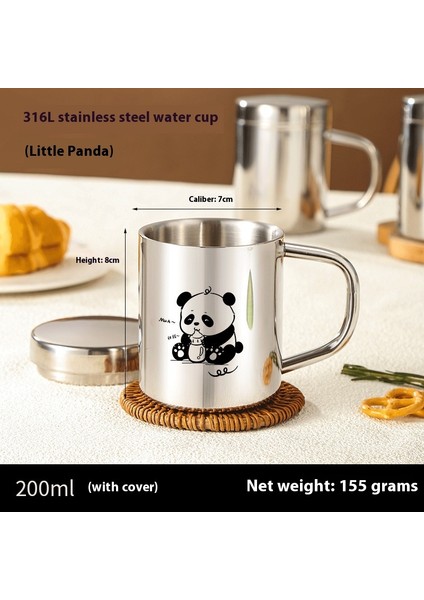 Gıda Sınıfı 316 Paslanmaz Çelik Kapaklı Su Dağı Düşme Önleyici Çift Katmanlı Haşlanma Önleyici Su Dağı (Yurt Dışından)