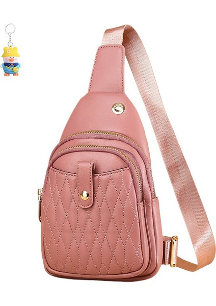 Göğüs Çantası Kadın Moda Göğüs Crossbody Çantası Büyük Kapasiteli Su Geçirmez Çok Fonksiyonlu Gündelik (Yurt Dışından)