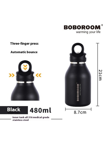 316 Paslanmaz Çelik Yalıtım Kabı Su Dağı Hafif Lüks Yüksek Değer (Yurt Dışından)