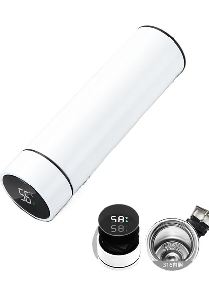 Yüksek Değerli 316 Paslanmaz Çelik Yalıtımlı Akıllı Kupa (Yurt Dışından)