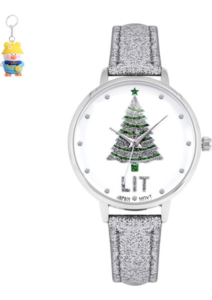 Basit Mizaç Moda Küçük Kadran Kuvars Saat Kadın Saati Üst Düzey Hafif Lüks Su Geçirmez Noel Saati (Yurt Dışından)