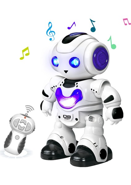 Uzaktan Kumandalı Işıklı Müzikli Dans Eden Akıllı Robot - Eğitici Robot Oyuncak Hediyelik