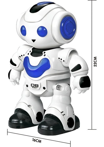 Uzaktan Kumandalı Işıklı Müzikli Dans Eden Akıllı Robot - Eğitici Robot Oyuncak Hediyelik indirimleri