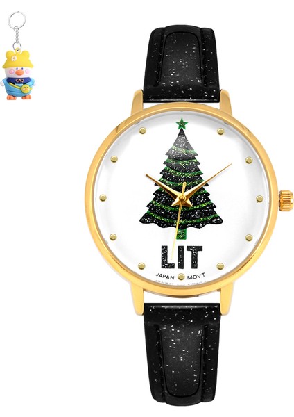 Basit Mizaç Moda Küçük Kadran Kuvars Saat Kadın Saati Üst Düzey Hafif Lüks Su Geçirmez Noel Saati (Yurt Dışından)