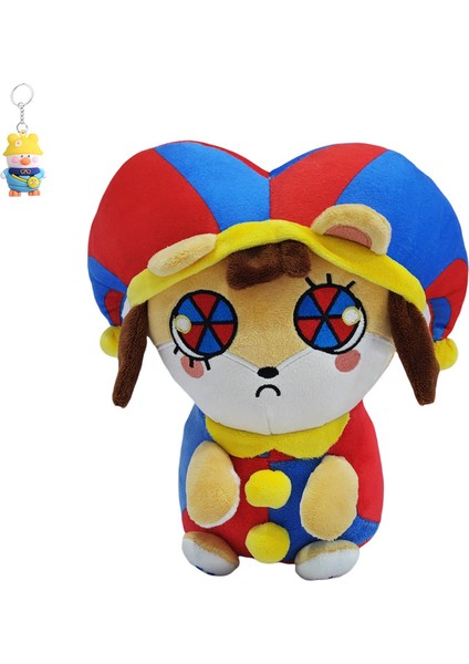 Büyük Pomni Plush Sirk Animasyon Çevresel Palyaço Bebek Canavar Peluş Oyuncak (Yurt Dışından)