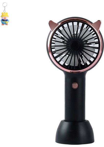 Işık ile Masaüstü Küçük Fan Açık Taşınabilir Şarj Edilebilir El Mini Sessiz Küçük (Yurt Dışından)