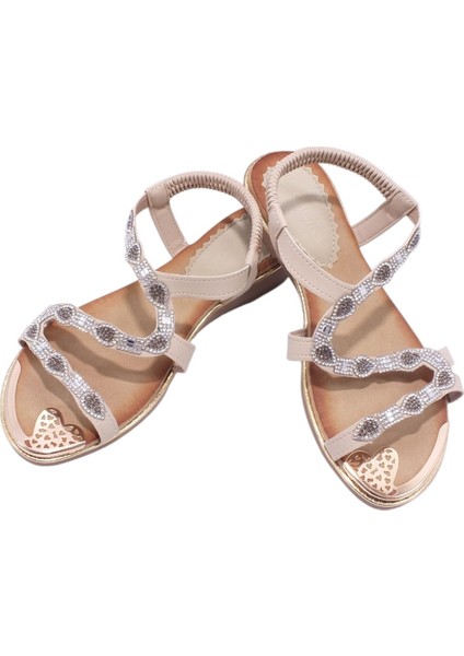 Zigzag Taşlı Sandalet 25Y122-5( Kalıbı 1 Numara Küçüktür ) fiyatları