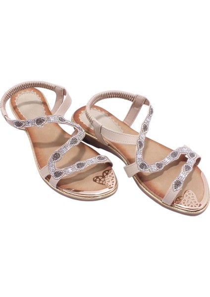 Zigzag Taşlı Sandalet 25Y122-5( Kalıbı 1 Numara Küçüktür ) modelleri