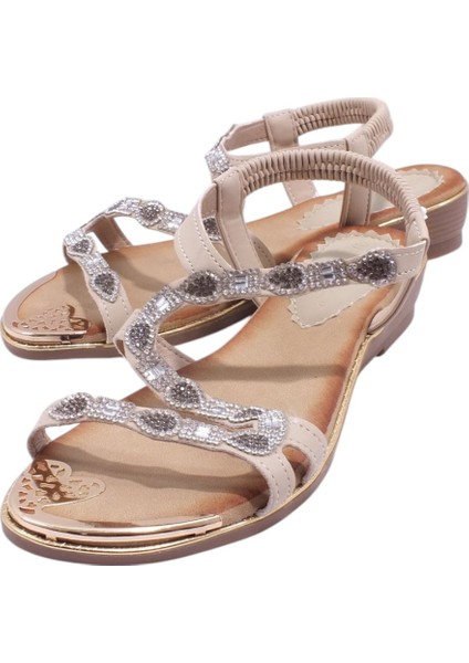 Zigzag Taşlı Sandalet 25Y122-5( Kalıbı 1 Numara Küçüktür ) indirimleri