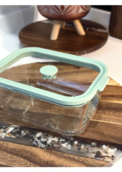 Arow Fruta Cam Vakumlu Saklama Kabı 1400 ml