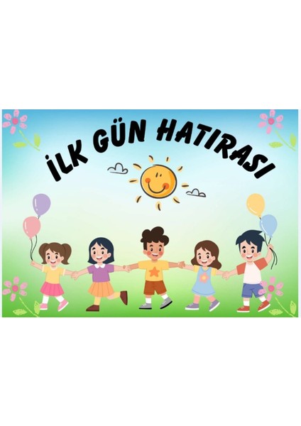 Ilk Gün Hatırası,okulda Ilk Günüm,okulda Etkinlik,kumaş Pano 150X200 fiyatları
