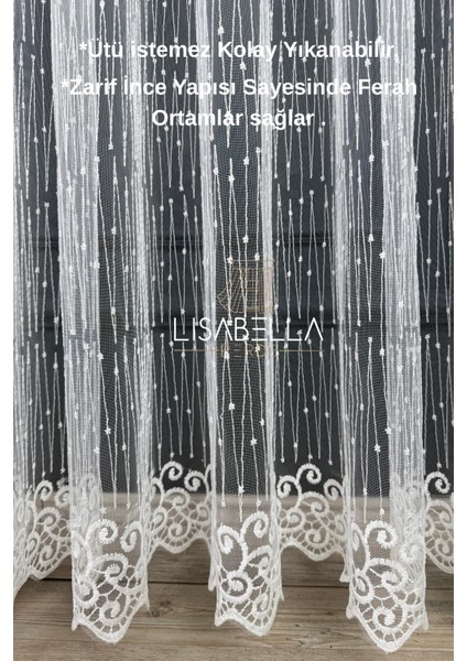 Zigzag Desen Brode Tül (1x2.5 Pile Dikişli) Ütü Istemez modelleri