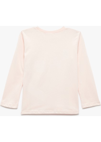 Uzun Kollu Bisiklet Yaka Pamuklu Baskılı Tişört fiyatları