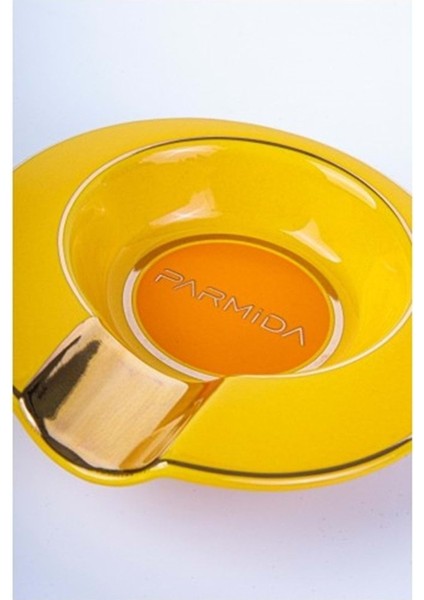 Sarı Yuvarlak Gold Detaylı Puro Küllüğü - PKL0198 fiyatları