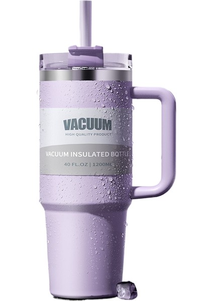 304 Paslanmaz Çelik Büyük Kapasiteli 40OZ Araba Fincanı Soğuk Tutmak Yalıtım Kahve Fincanı Çift Içecek Araba Fincanı (Yurt Dışından)