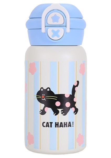 Nezha Termal Kupa 316 Paslanmaz Çelik Yüksek Değerli Pipetli Kupa Termal Kupa Tek Kapaklı Çift Içme (Yurt Dışından)