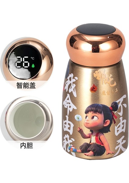 Nezha Sevimli Termal Kupa Yüksek Değerli Taşınabilir Termal Kupa (Yurt Dışından)