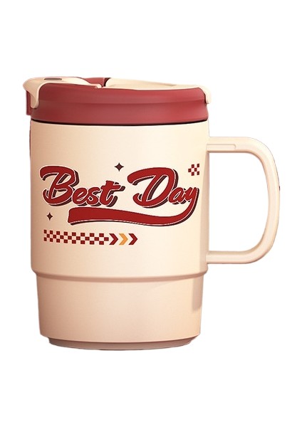 304 Çift Katmanlı Paslanmaz Çelik Yalıtım Fincanı Yüksek Değerli Araba Kahve Fincanı Günlük Fincan ile Taşınabilir (Yurt Dışından)